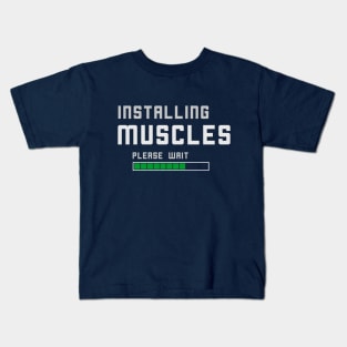 Funny Gym Muscle T-Shirt Kids T-Shirt